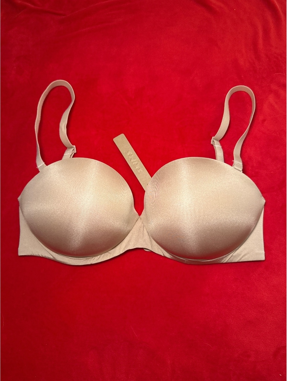 Skims Ultimate Push Up Strapless Bra Color Clay Size 32DD